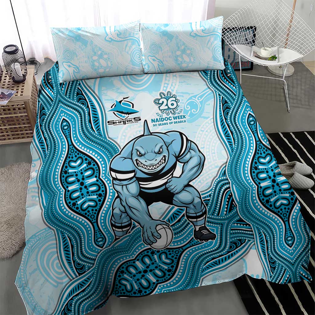 Cronulla Sharks NAIDOC Week 2026 Bedding Set First Nations of Australia Aboriginal Mascot Rugby
