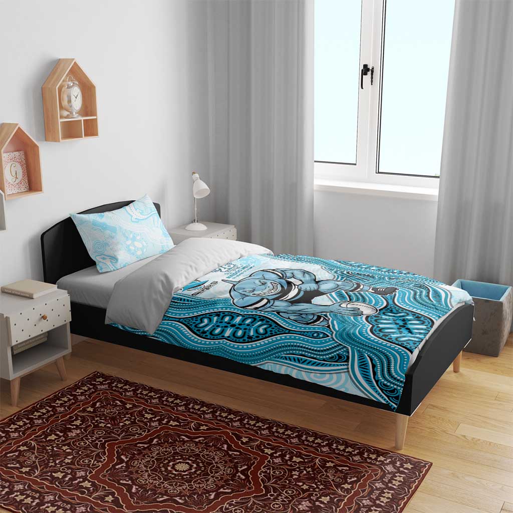 Cronulla Sharks NAIDOC Week 2026 Bedding Set First Nations of Australia Aboriginal Mascot Rugby