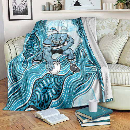 Cronulla Sharks NAIDOC Week 2026 Blanket First Nations of Australia Aboriginal Mascot Rugby