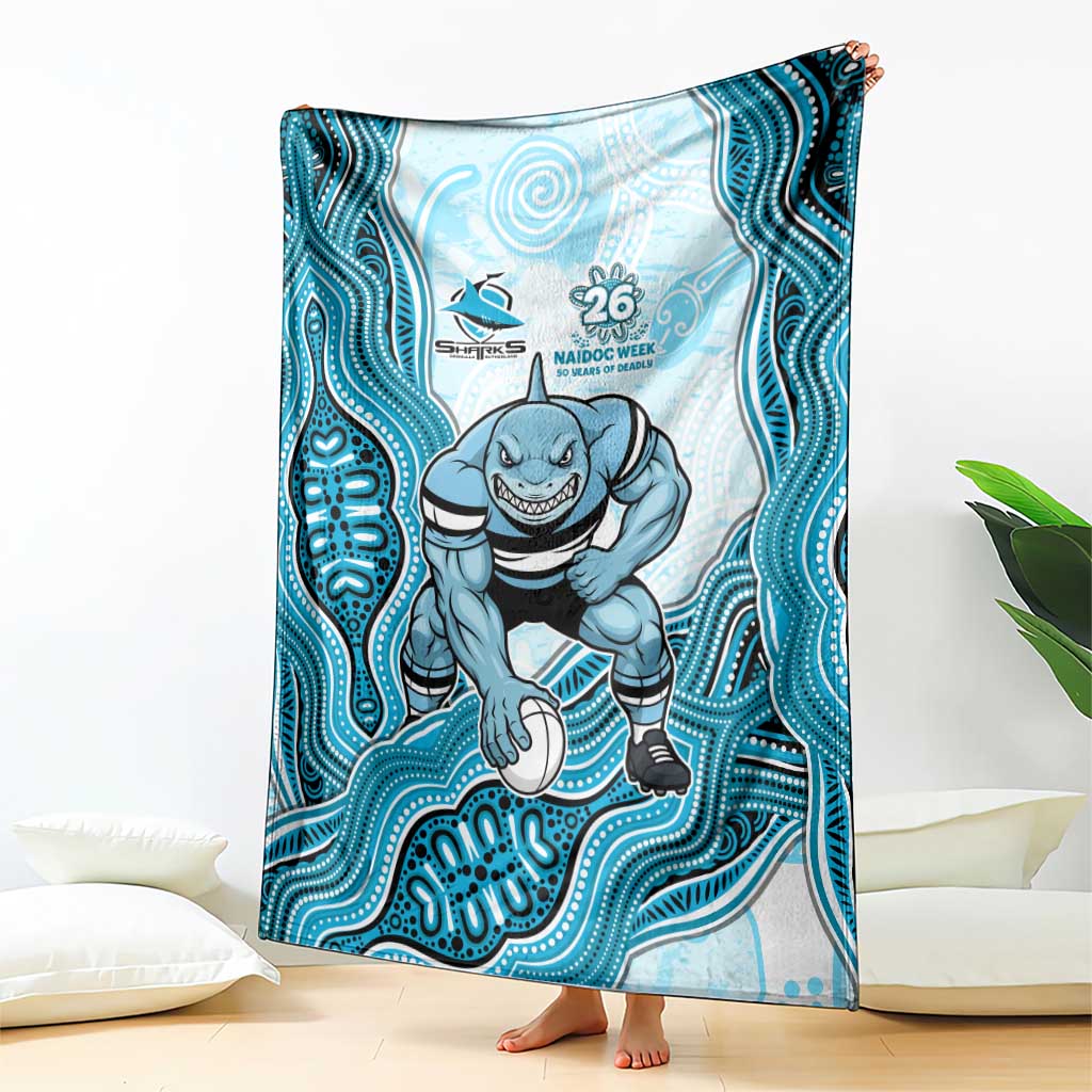 Cronulla Sharks NAIDOC Week 2026 Blanket First Nations of Australia Aboriginal Mascot Rugby