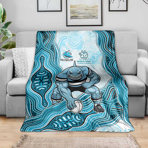 Cronulla Sharks NAIDOC Week 2026 Blanket First Nations of Australia Aboriginal Mascot Rugby