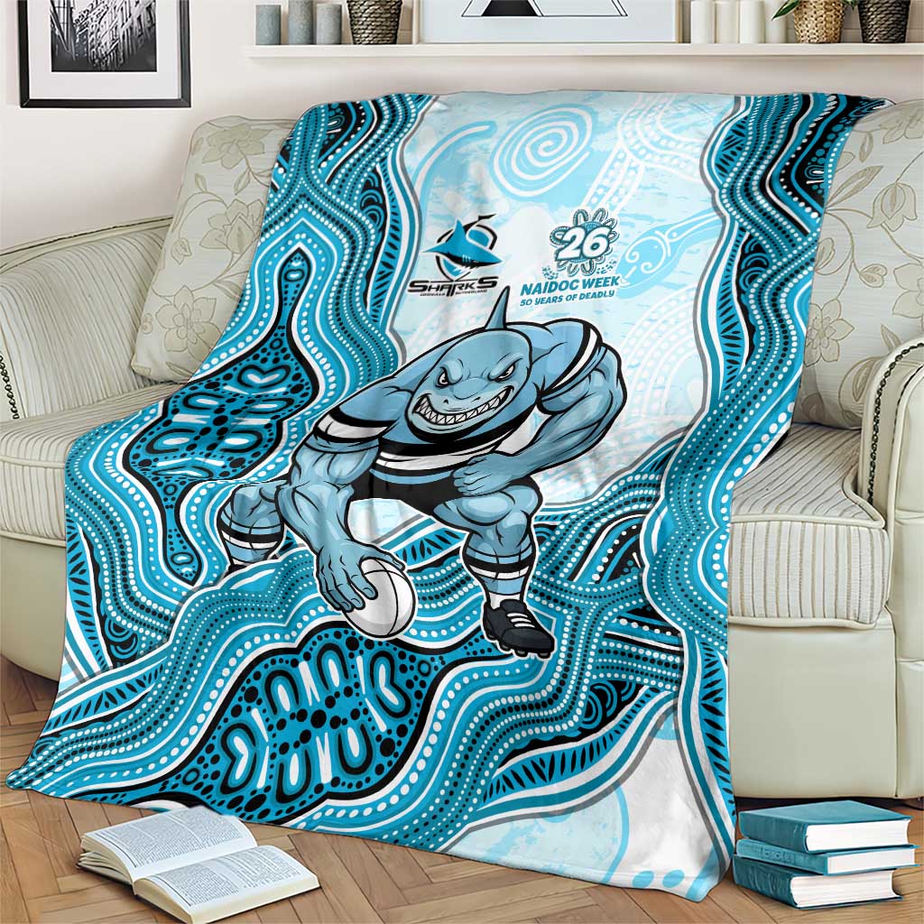 Cronulla Sharks NAIDOC Week 2026 Blanket First Nations of Australia Aboriginal Mascot Rugby