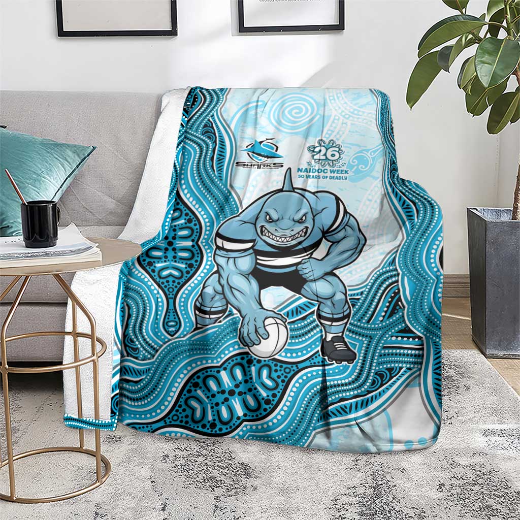 Cronulla Sharks NAIDOC Week 2026 Blanket First Nations of Australia Aboriginal Mascot Rugby