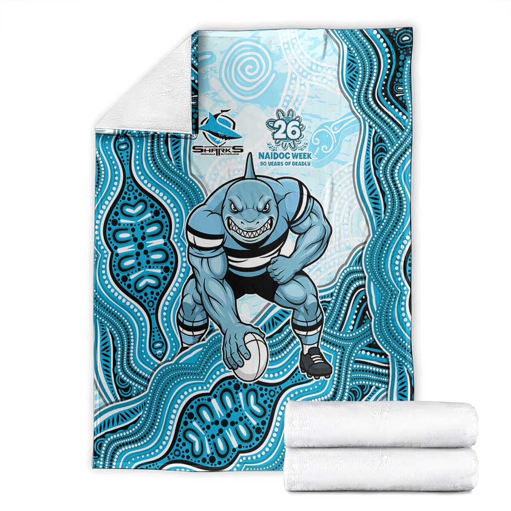 Cronulla Sharks NAIDOC Week 2026 Blanket First Nations of Australia Aboriginal Mascot Rugby