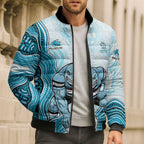 Cronulla Sharks NAIDOC Week 2026 Bomber Puffer Jacket First Nations of Australia Aboriginal Mascot Rugby