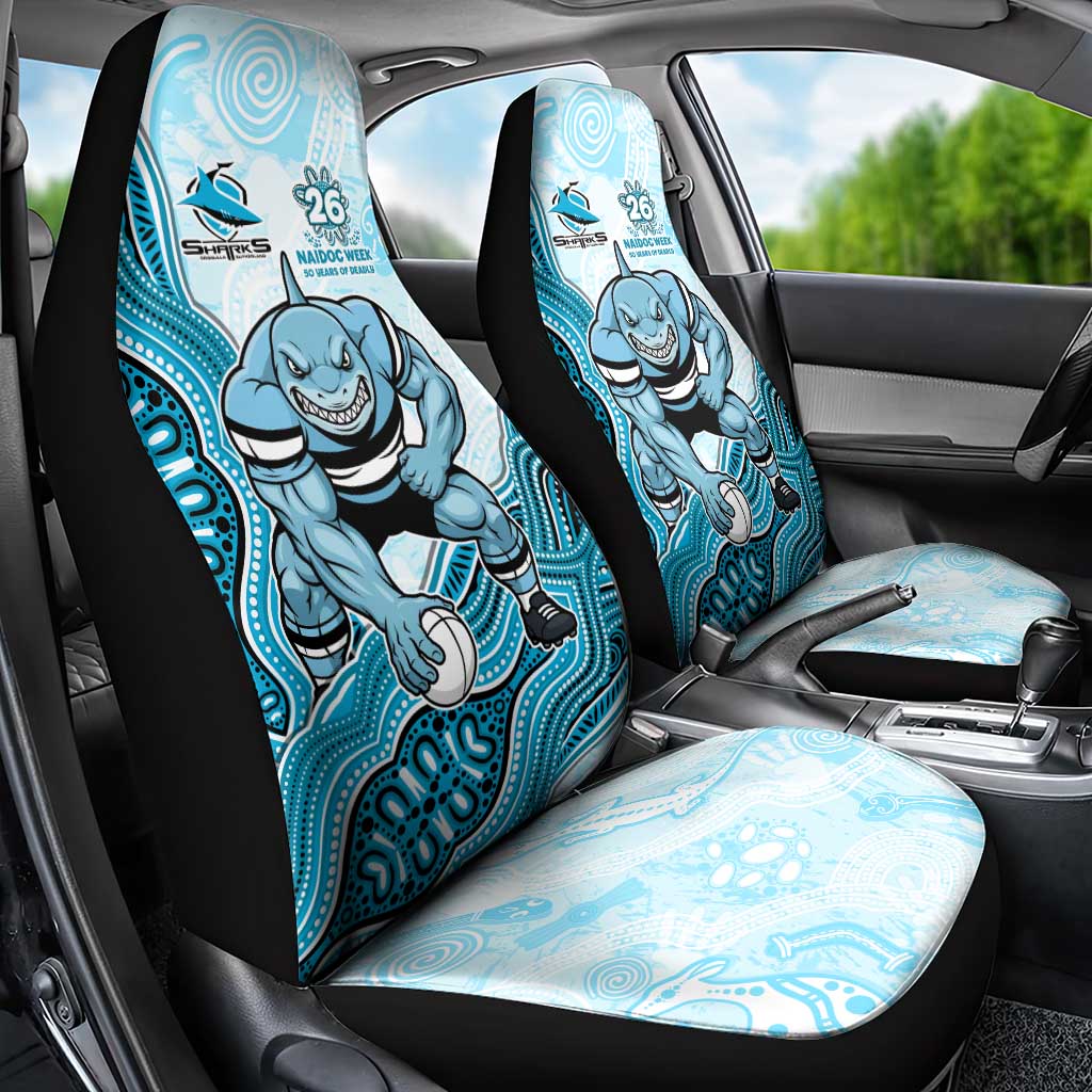 Cronulla Sharks NAIDOC Week 2026 Car Seat Cover First Nations of Australia Aboriginal Mascot Rugby