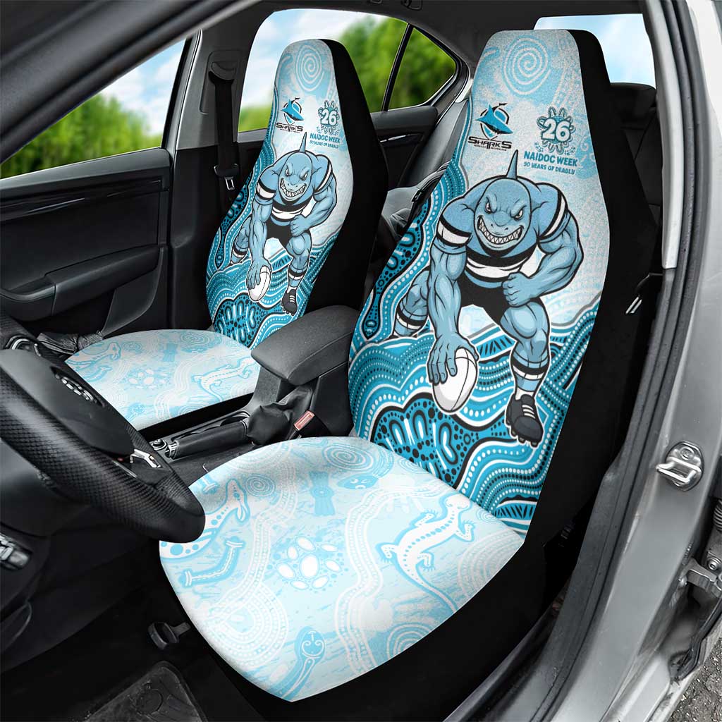 Cronulla Sharks NAIDOC Week 2026 Car Seat Cover First Nations of Australia Aboriginal Mascot Rugby