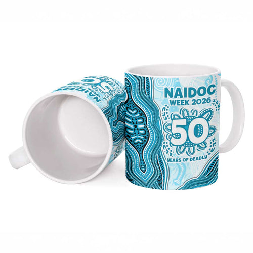 Cronulla Sharks NAIDOC Week 2026 Ceramic Mug First Nations of Australia Aboriginal Mascot Rugby