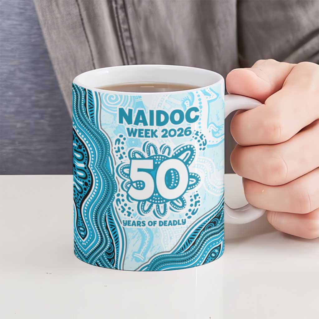 Cronulla Sharks NAIDOC Week 2026 Ceramic Mug First Nations of Australia Aboriginal Mascot Rugby