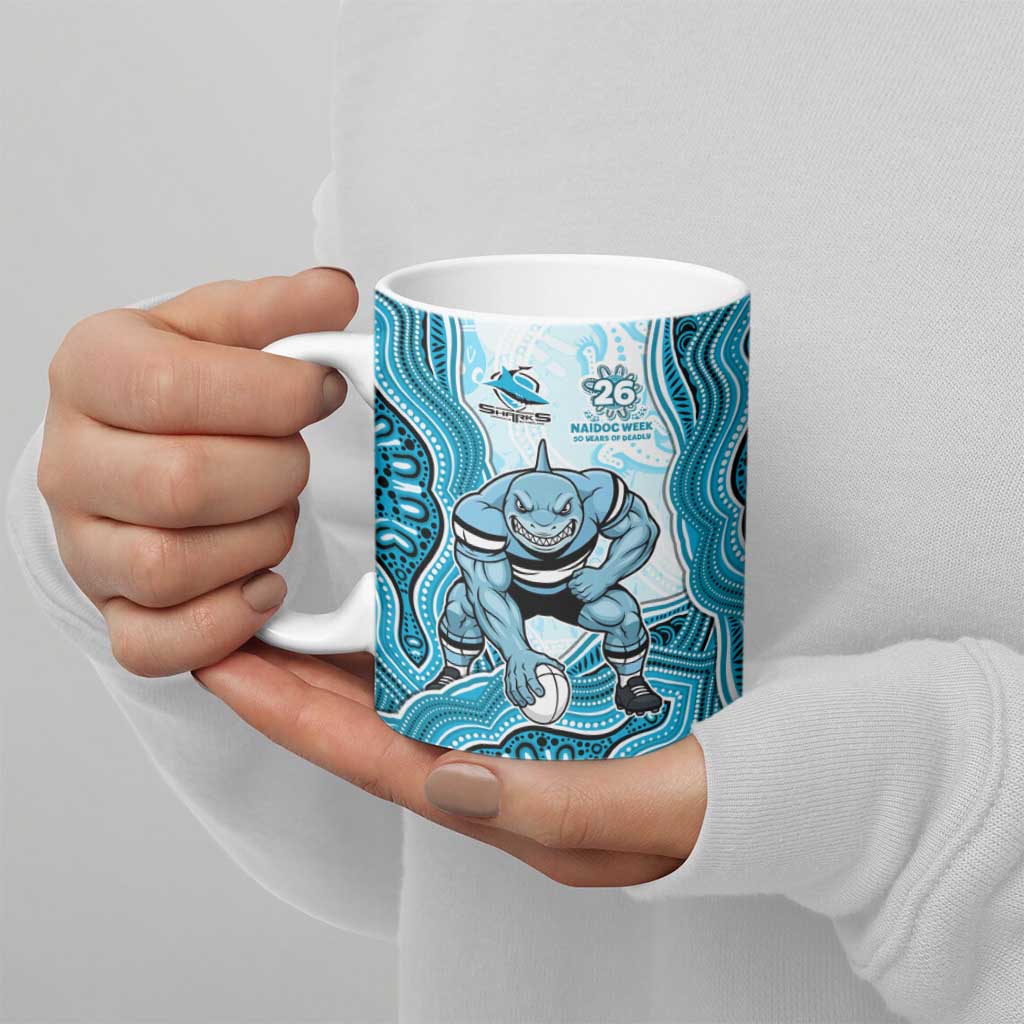 Cronulla Sharks NAIDOC Week 2026 Ceramic Mug First Nations of Australia Aboriginal Mascot Rugby