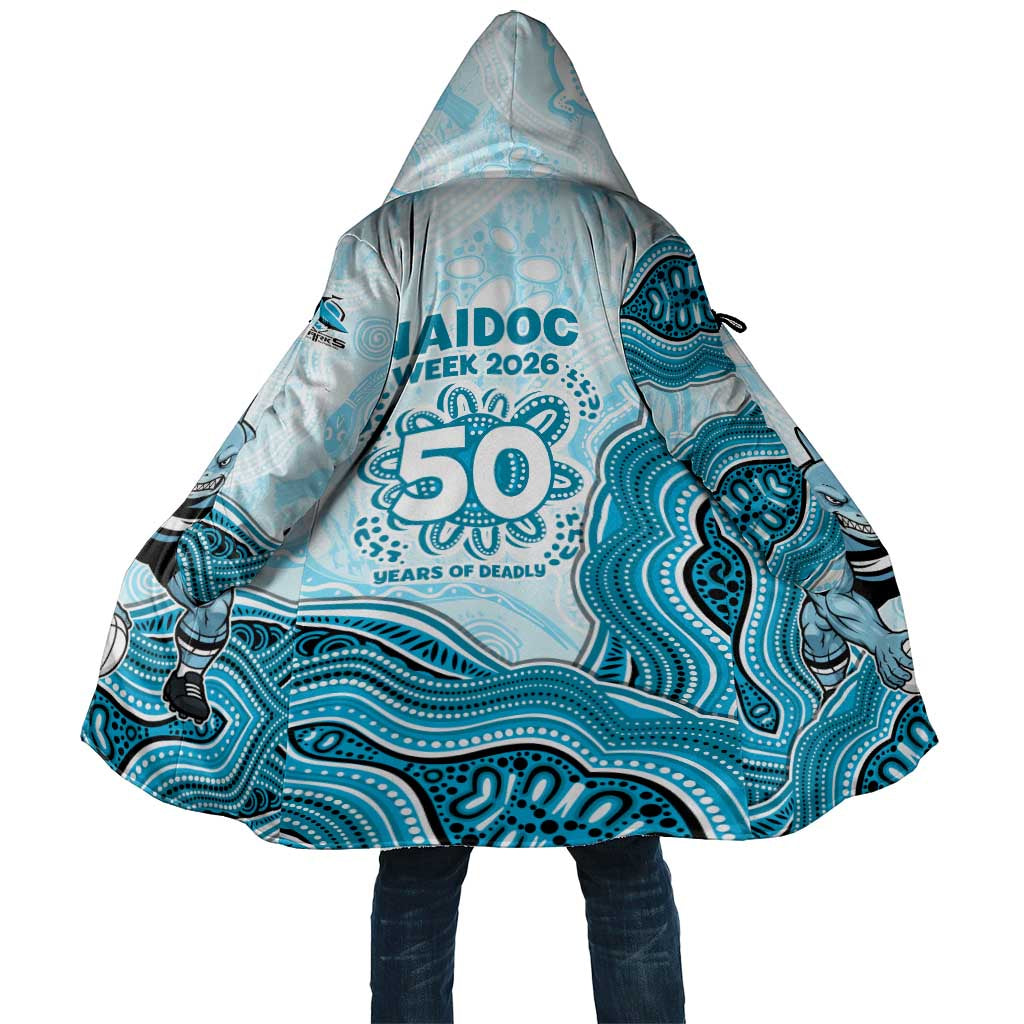 Cronulla Sharks NAIDOC Week 2026 Cloak First Nations of Australia Aboriginal Mascot Rugby