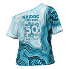 Cronulla Sharks NAIDOC Week 2026 Cross Shoulder Shirt First Nations of Australia Aboriginal Mascot Rugby