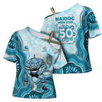 Cronulla Sharks NAIDOC Week 2026 Cross Shoulder Shirt First Nations of Australia Aboriginal Mascot Rugby