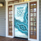 Cronulla Sharks NAIDOC Week 2026 Door Cover First Nations of Australia Aboriginal Mascot Rugby