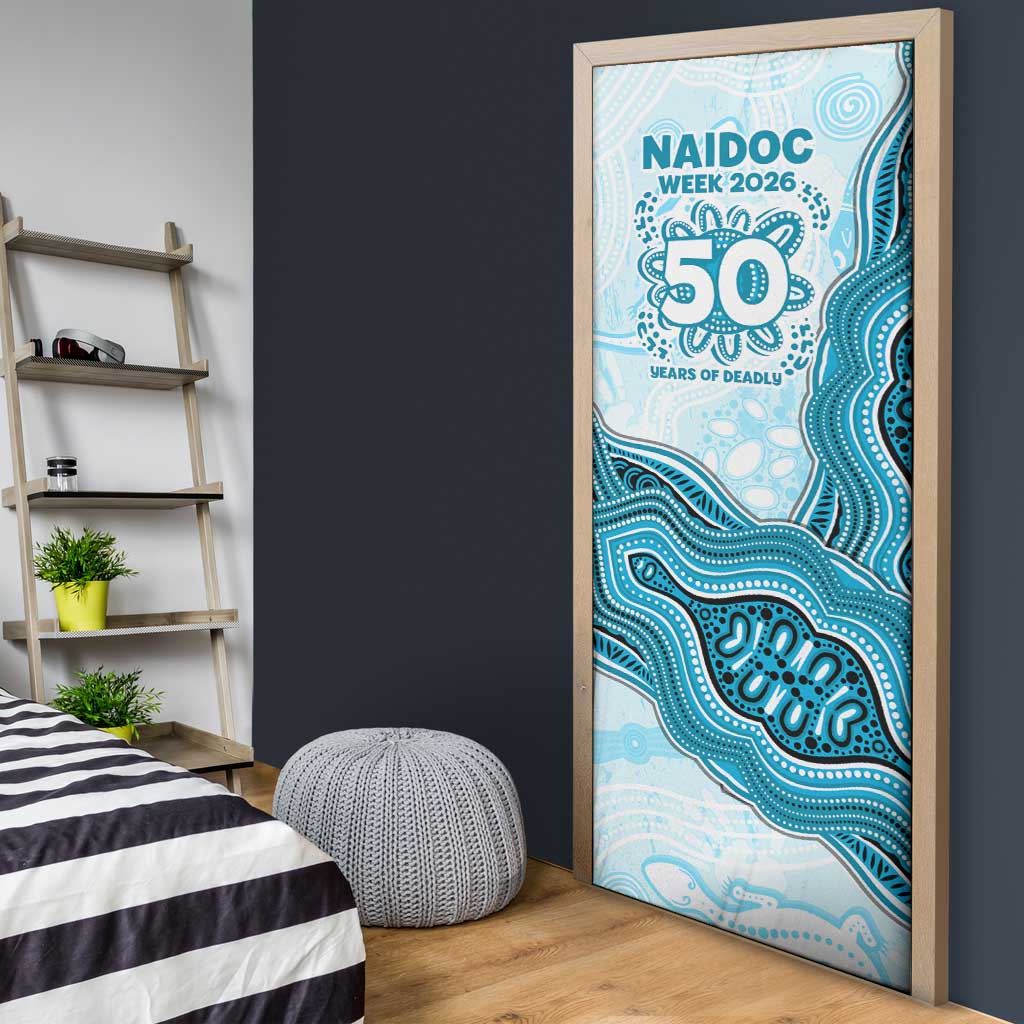 Cronulla Sharks NAIDOC Week 2026 Door Cover First Nations of Australia Aboriginal Mascot Rugby