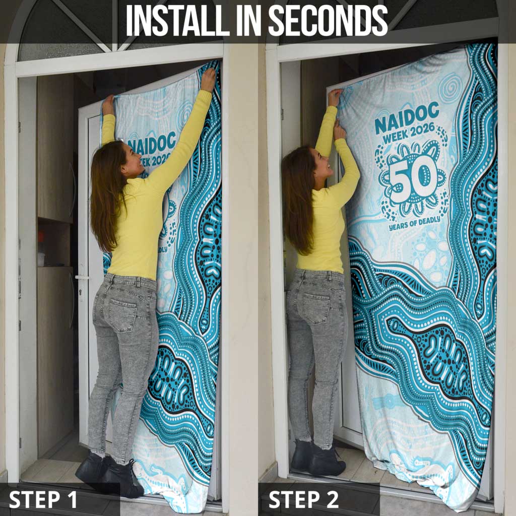 Cronulla Sharks NAIDOC Week 2026 Door Cover First Nations of Australia Aboriginal Mascot Rugby