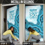 Cronulla Sharks NAIDOC Week 2026 Door Cover First Nations of Australia Aboriginal Mascot Rugby