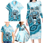 Cronulla Sharks NAIDOC Week 2026 Family Matching Long Sleeve Bodycon Dress and Hawaiian Shirt First Nations of Australia Aboriginal Mascot Rugby
