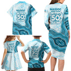Cronulla Sharks NAIDOC Week 2026 Family Matching Long Sleeve Bodycon Dress and Hawaiian Shirt First Nations of Australia Aboriginal Mascot Rugby