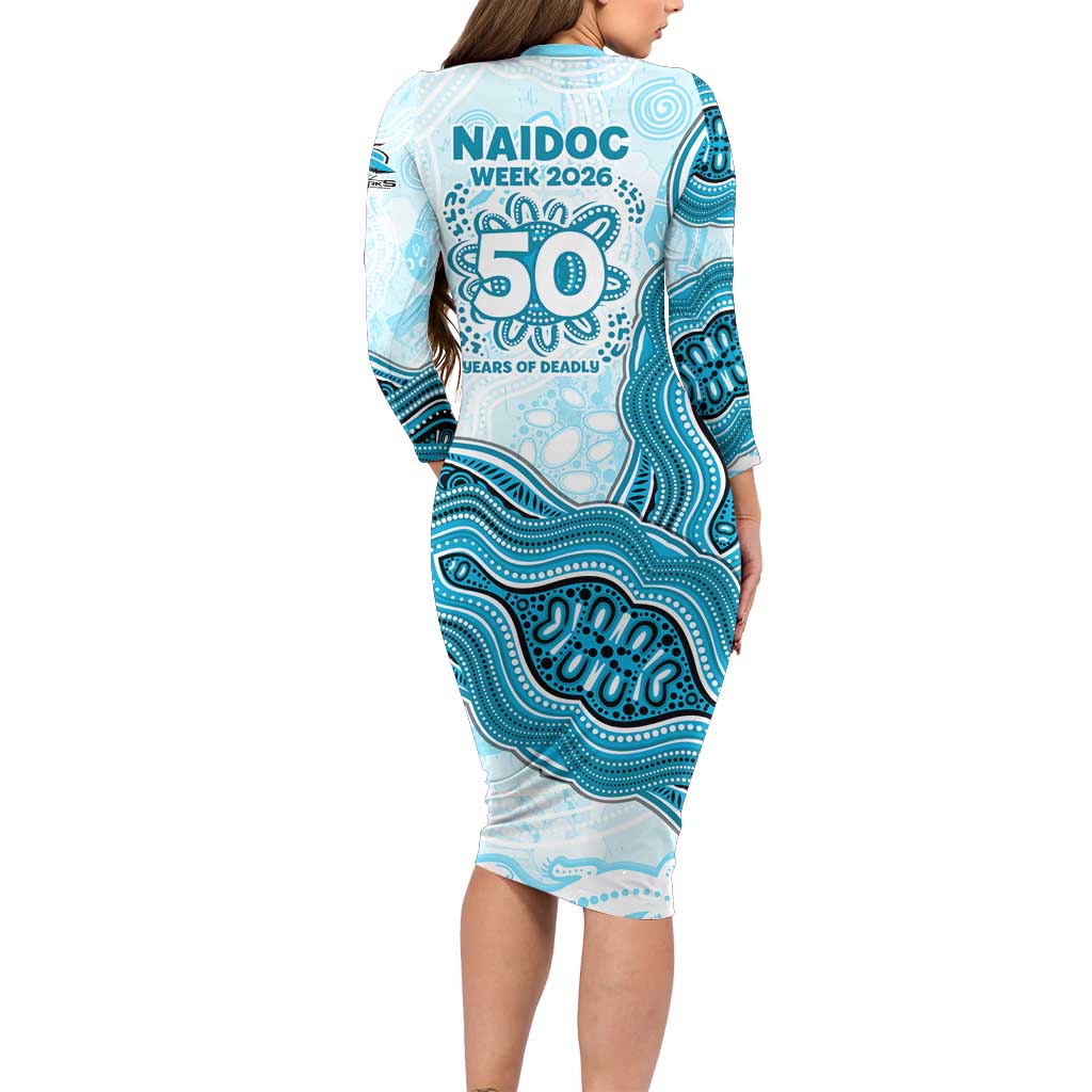 Cronulla Sharks NAIDOC Week 2026 Family Matching Long Sleeve Bodycon Dress and Hawaiian Shirt First Nations of Australia Aboriginal Mascot Rugby
