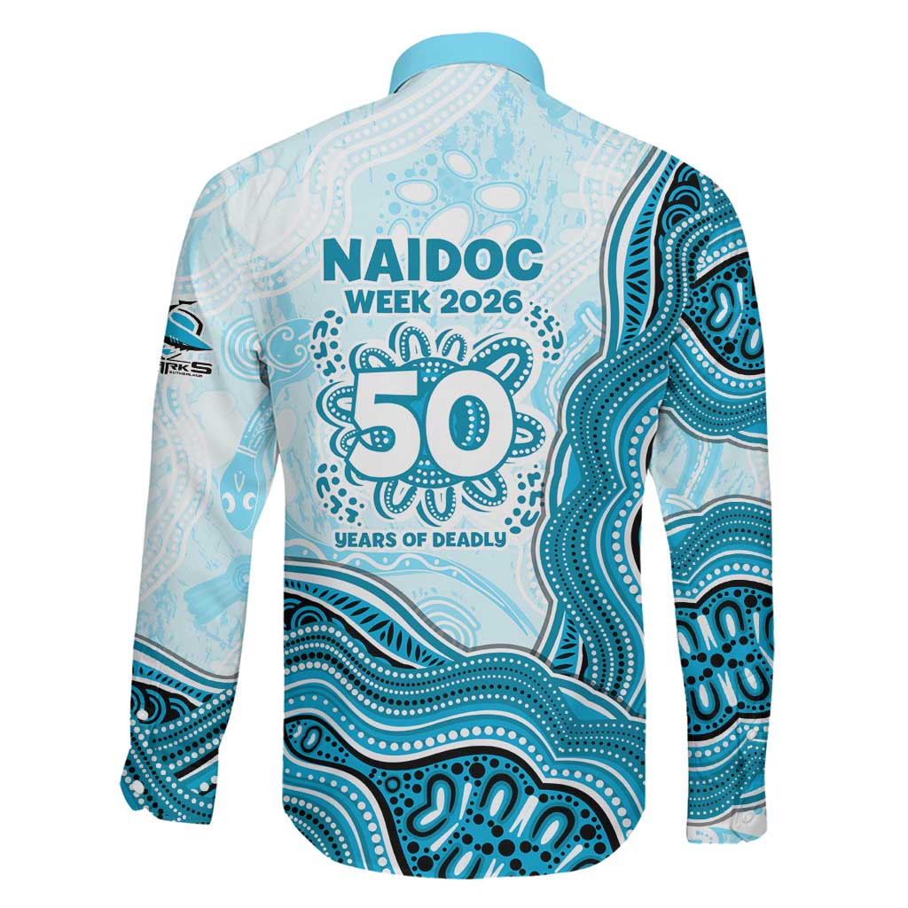 Cronulla Sharks NAIDOC Week 2026 Family Matching Mermaid Dress and Hawaiian Shirt First Nations of Australia Aboriginal Mascot Rugby