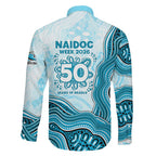 Cronulla Sharks NAIDOC Week 2026 Family Matching Off Shoulder Short Dress and Hawaiian Shirt First Nations of Australia Aboriginal Mascot Rugby