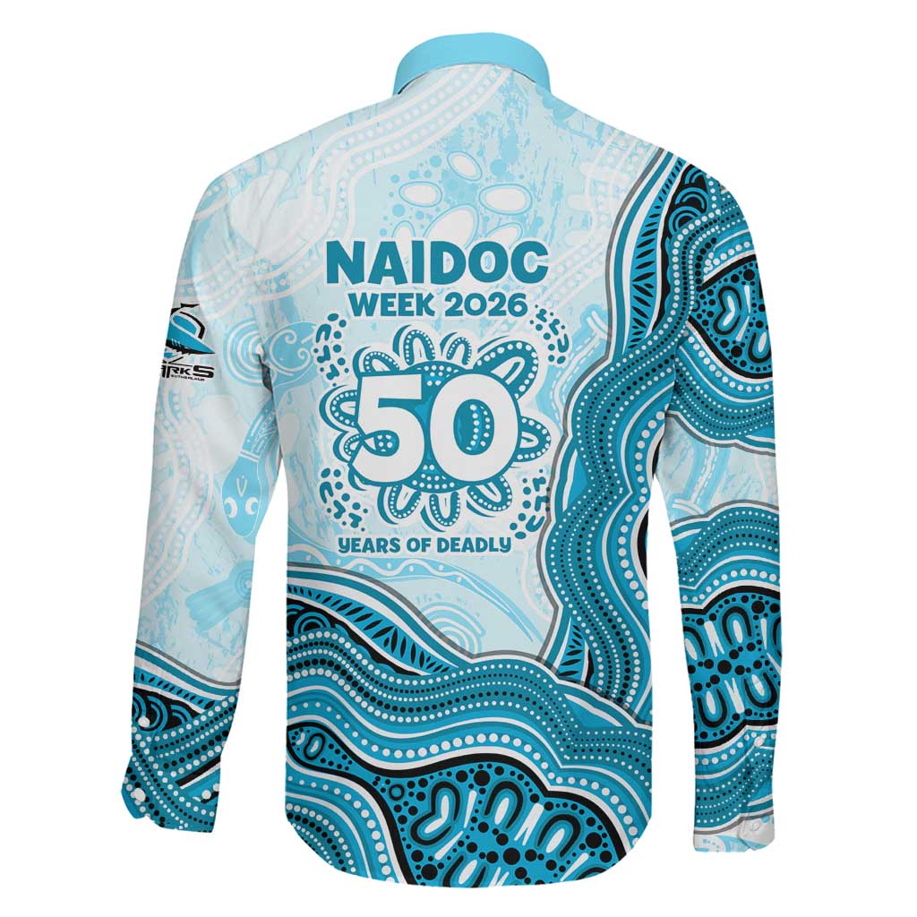 Cronulla Sharks NAIDOC Week 2026 Family Matching Tank Maxi Dress and Hawaiian Shirt First Nations of Australia Aboriginal Mascot Rugby
