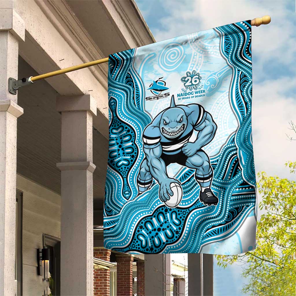 Cronulla Sharks NAIDOC Week 2026 Garden Flag First Nations of Australia Aboriginal Mascot Rugby