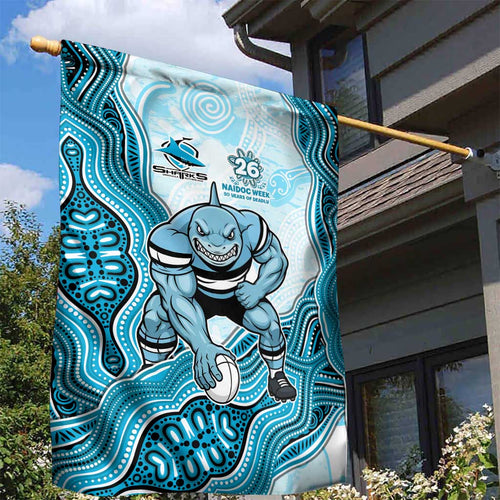 Cronulla Sharks NAIDOC Week 2026 Garden Flag First Nations of Australia Aboriginal Mascot Rugby
