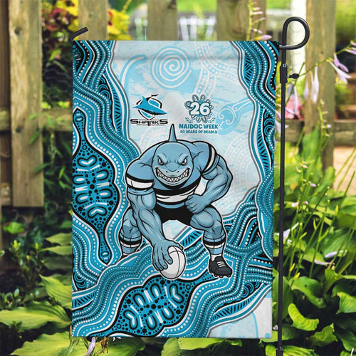 Cronulla Sharks NAIDOC Week 2026 Garden Flag First Nations of Australia Aboriginal Mascot Rugby