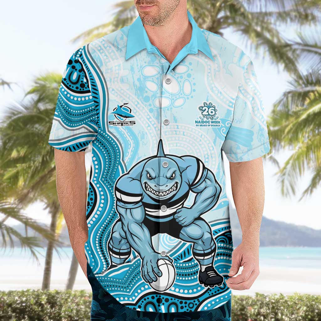 Cronulla Sharks NAIDOC Week 2026 Hawaiian Shirt First Nations of Australia Aboriginal Mascot Rugby