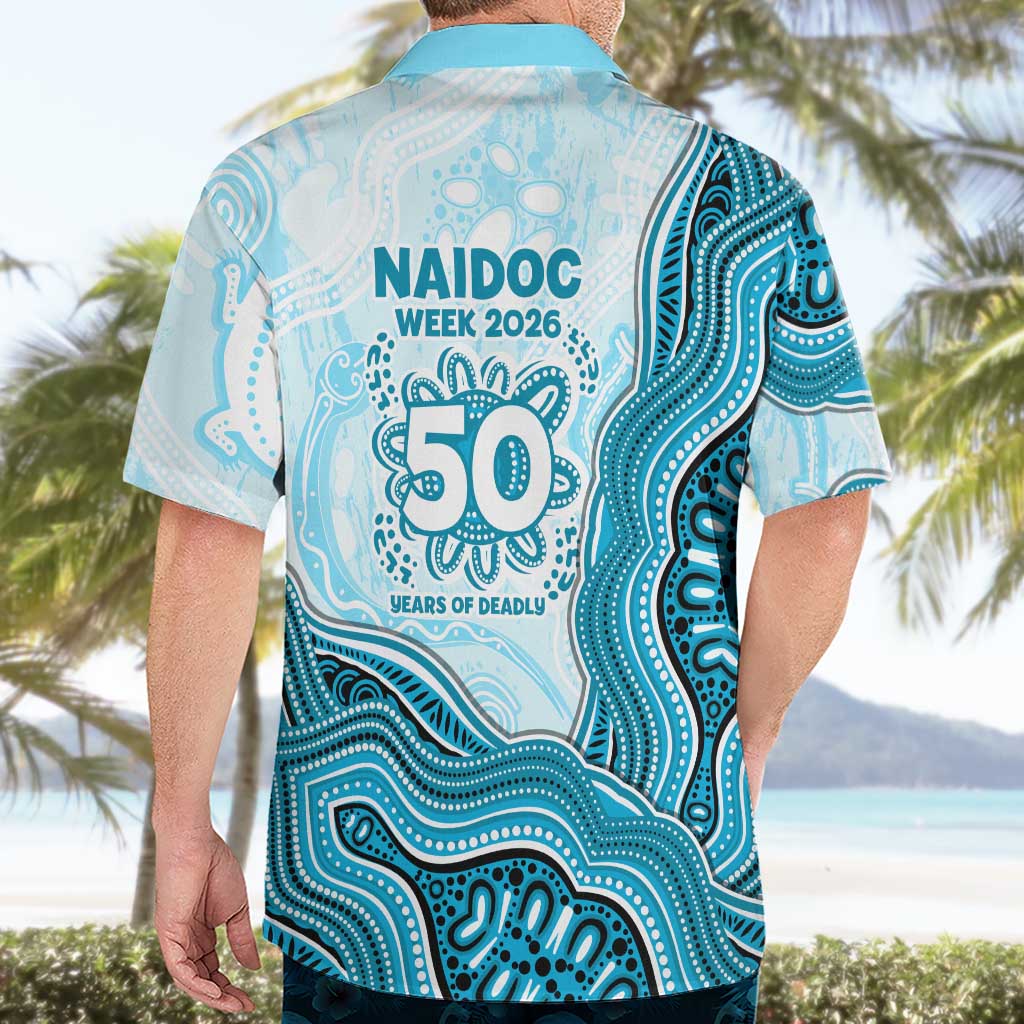 Cronulla Sharks NAIDOC Week 2026 Hawaiian Shirt First Nations of Australia Aboriginal Mascot Rugby