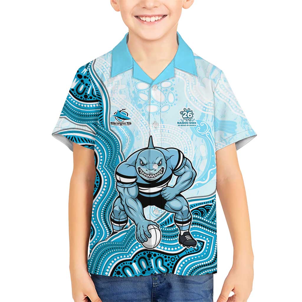 Cronulla Sharks NAIDOC Week 2026 Hawaiian Shirt First Nations of Australia Aboriginal Mascot Rugby