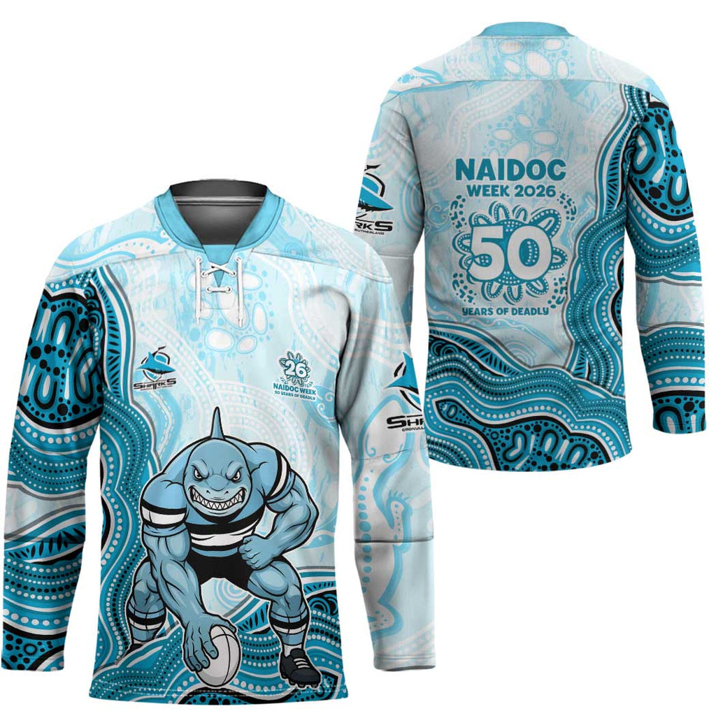 Cronulla Sharks NAIDOC Week 2026 Hockey Jersey First Nations of Australia Aboriginal Mascot Rugby
