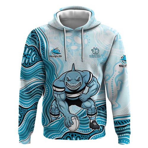 Cronulla Sharks NAIDOC Week 2026 Hoodie First Nations of Australia Aboriginal Mascot Rugby