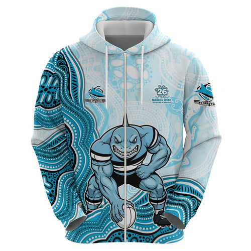Cronulla Sharks NAIDOC Week 2026 Hoodie First Nations of Australia Aboriginal Mascot Rugby