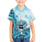 Cronulla Sharks NAIDOC Week 2026 Kid Hawaiian Shirt First Nations of Australia Aboriginal Mascot Rugby