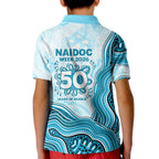 Cronulla Sharks NAIDOC Week 2026 Kid Polo Shirt First Nations of Australia Aboriginal Mascot Rugby