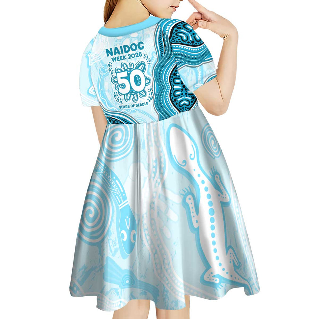 Cronulla Sharks NAIDOC Week 2026 Kid Short Sleeve Dress First Nations of Australia Aboriginal Mascot Rugby