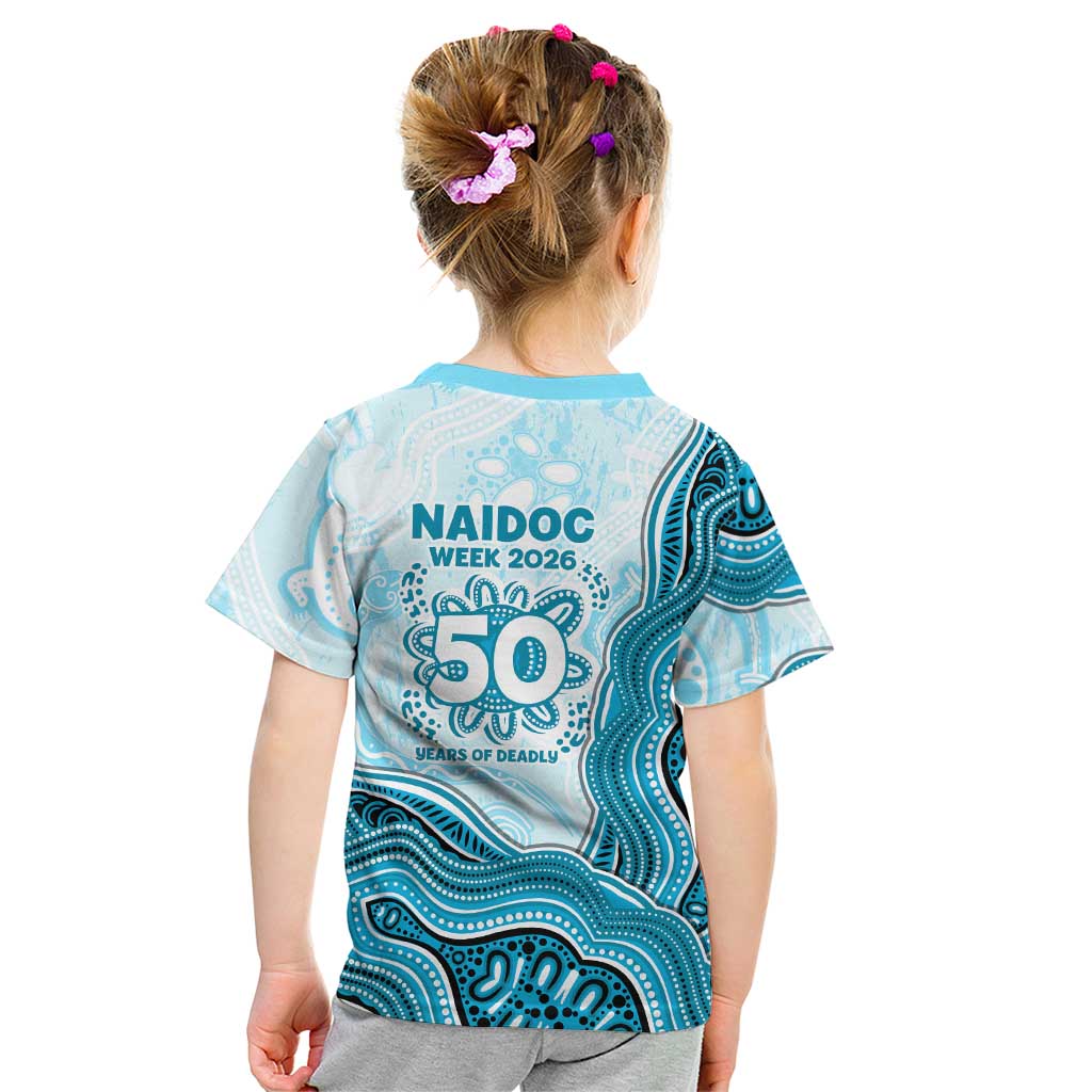 Cronulla Sharks NAIDOC Week 2026 Kid T Shirt First Nations of Australia Aboriginal Mascot Rugby