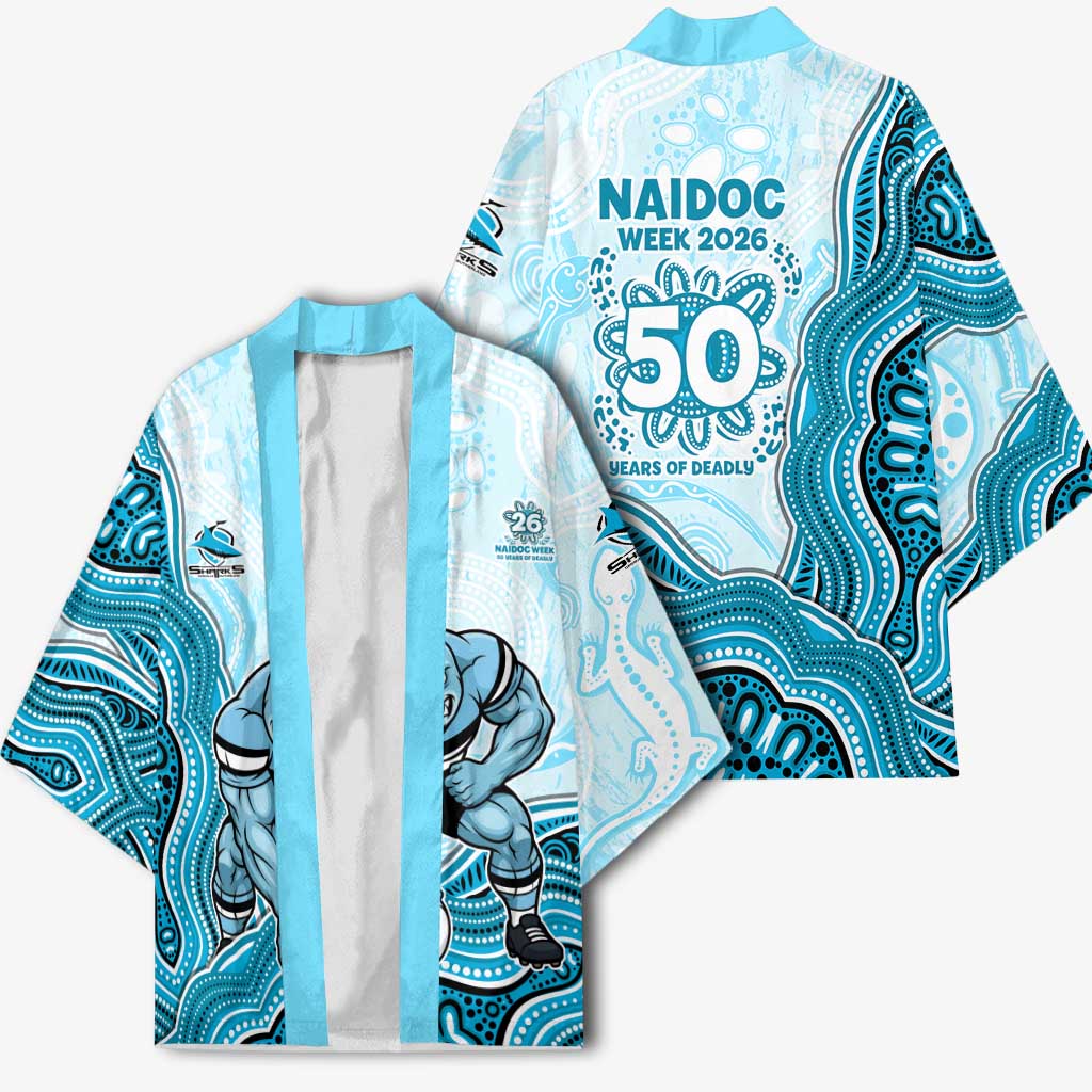 Cronulla Sharks NAIDOC Week 2026 Kimono First Nations of Australia Aboriginal Mascot Rugby