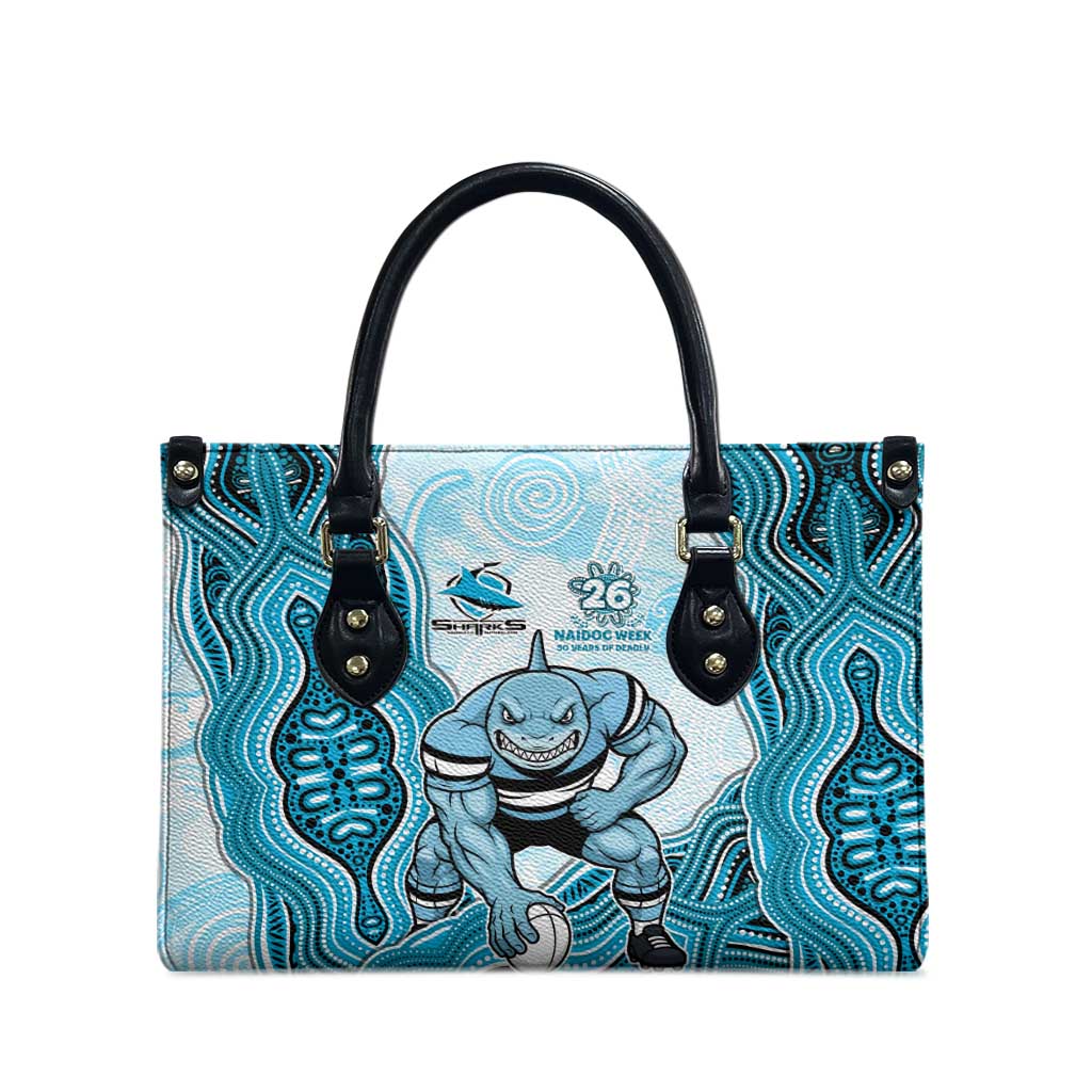 Cronulla Sharks NAIDOC Week 2026 Leather Bag First Nations of Australia Aboriginal Mascot Rugby