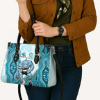 Cronulla Sharks NAIDOC Week 2026 Leather Bag First Nations of Australia Aboriginal Mascot Rugby