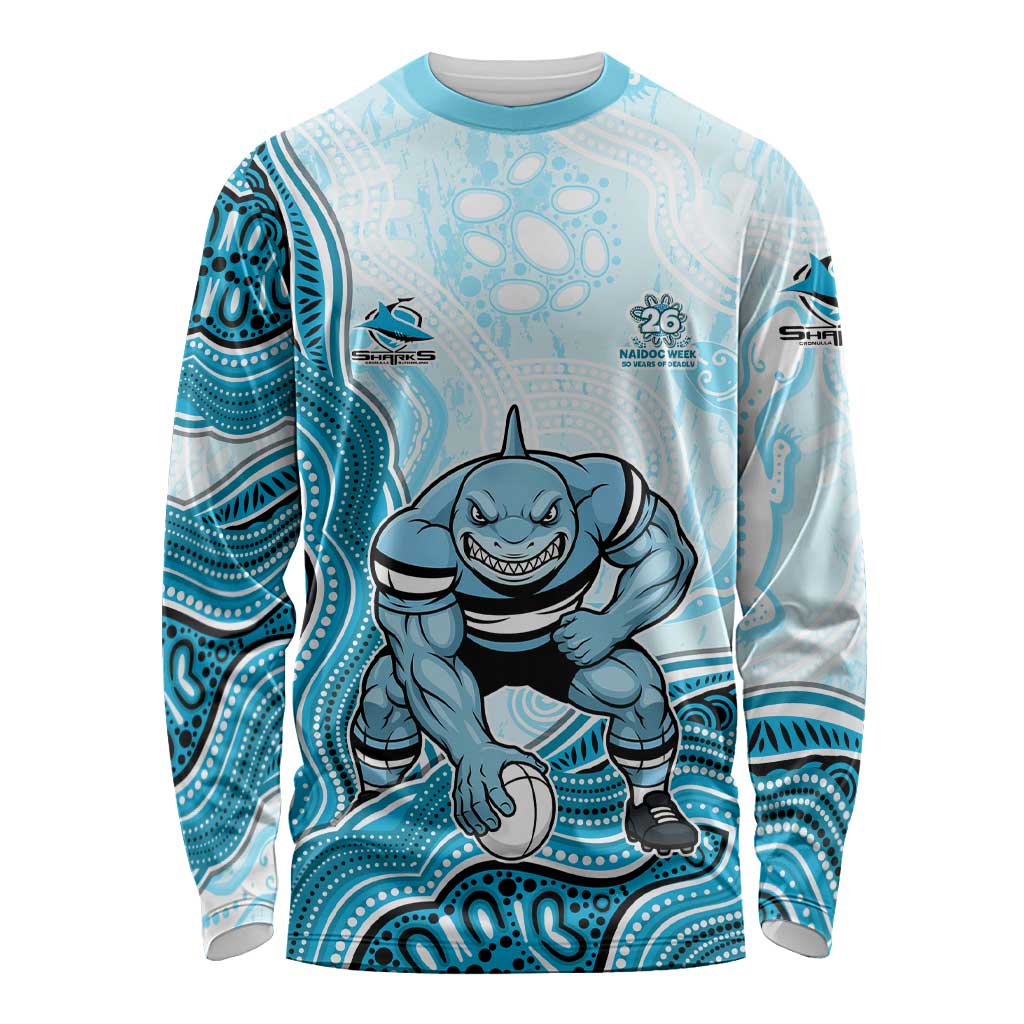 Cronulla Sharks NAIDOC Week 2026 Long Sleeve Shirt First Nations of Australia Aboriginal Mascot Rugby