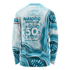 Cronulla Sharks NAIDOC Week 2026 Long Sleeve Shirt First Nations of Australia Aboriginal Mascot Rugby
