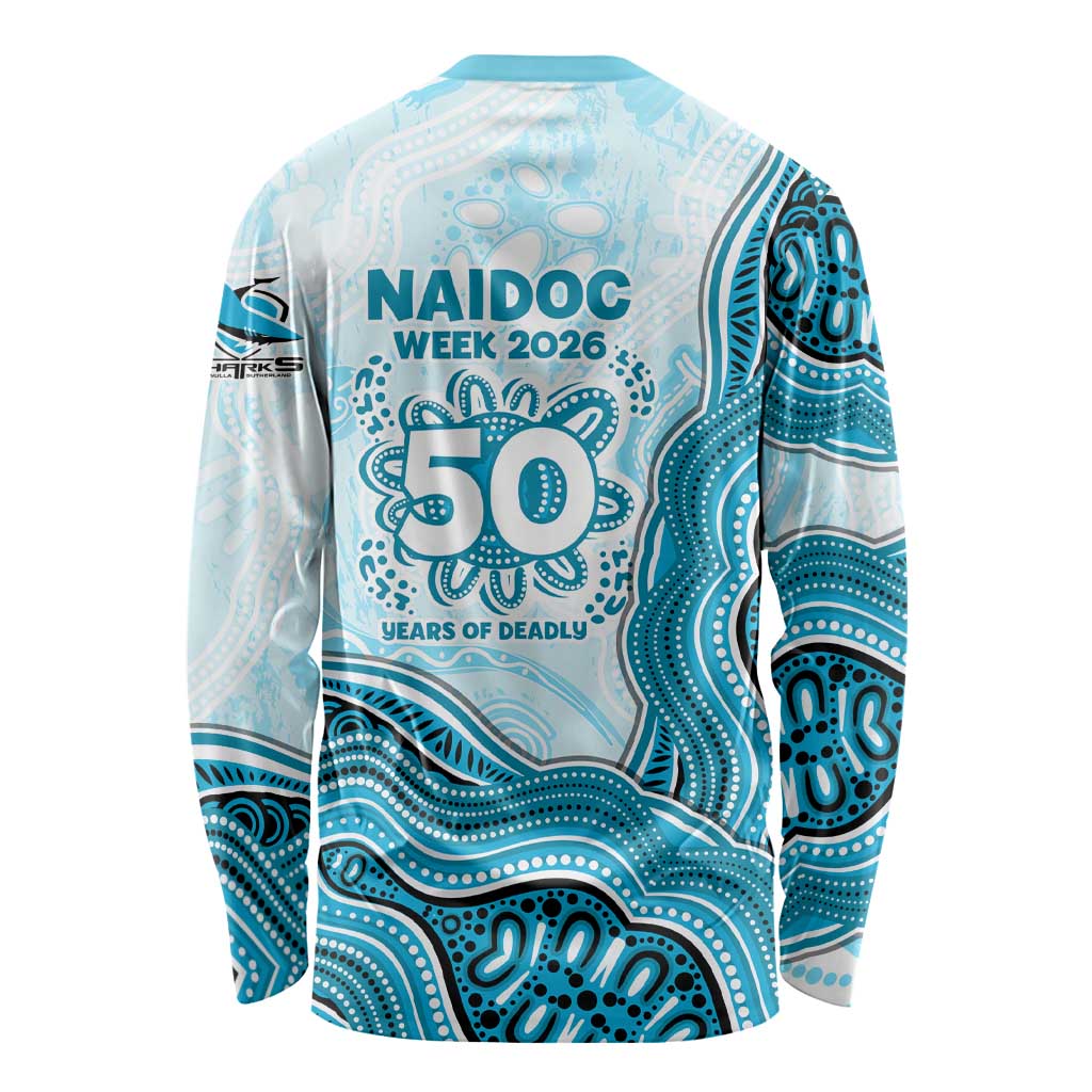 Cronulla Sharks NAIDOC Week 2026 Long Sleeve Shirt First Nations of Australia Aboriginal Mascot Rugby