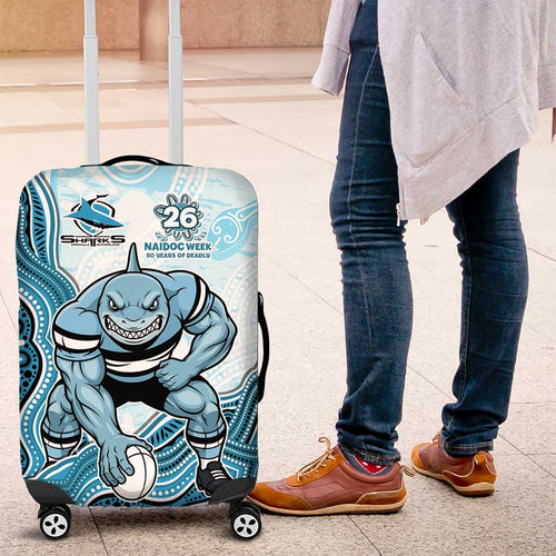 Cronulla Sharks NAIDOC Week 2026 Luggage Cover First Nations of Australia Aboriginal Mascot Rugby