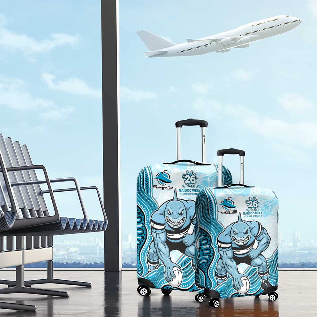 Cronulla Sharks NAIDOC Week 2026 Luggage Cover First Nations of Australia Aboriginal Mascot Rugby