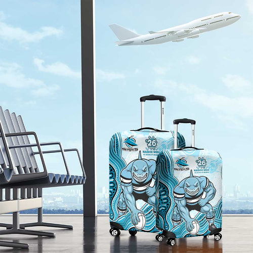 Cronulla Sharks NAIDOC Week 2026 Luggage Cover First Nations of Australia Aboriginal Mascot Rugby