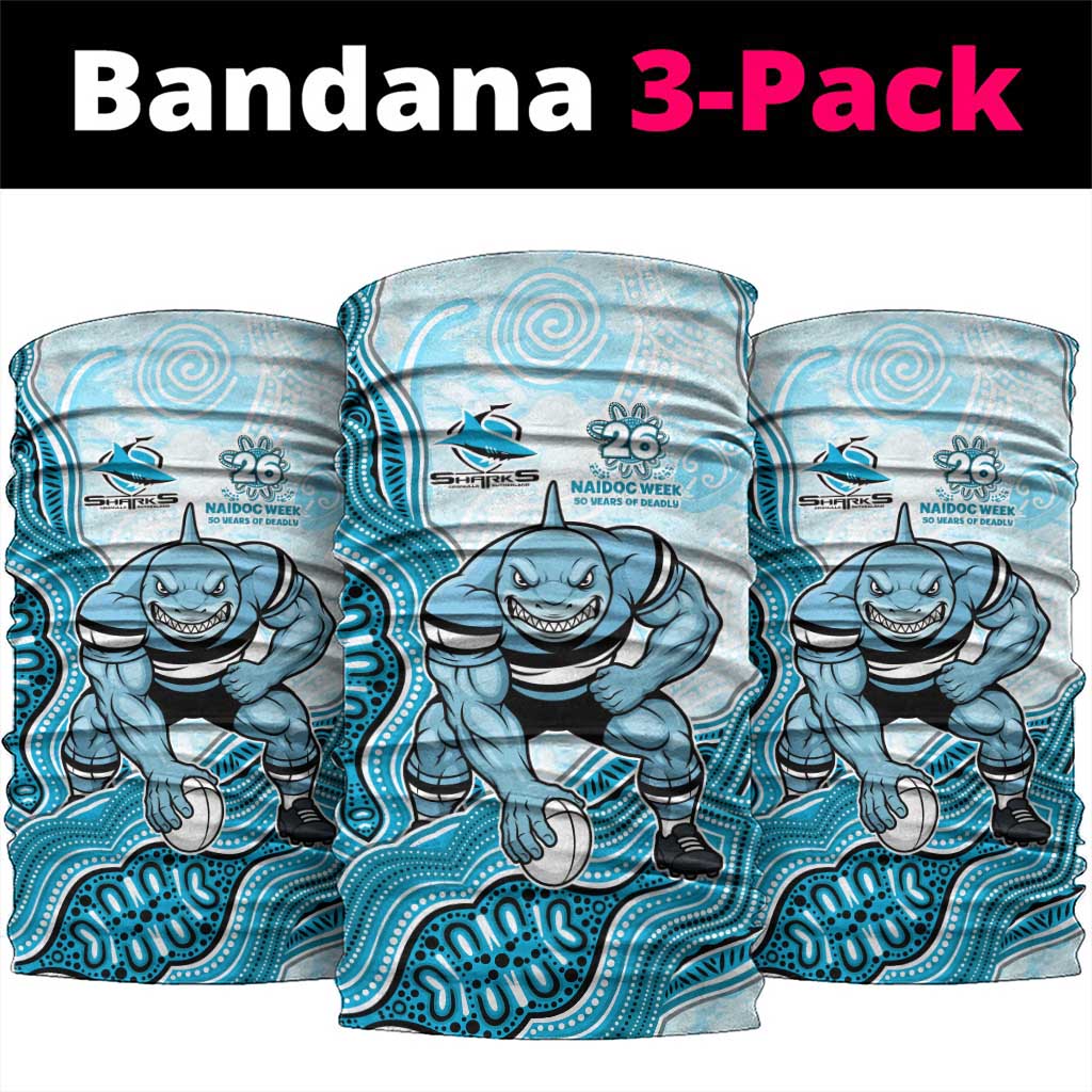Cronulla Sharks NAIDOC Week 2026 Neck Gaiter First Nations of Australia Aboriginal Mascot Rugby